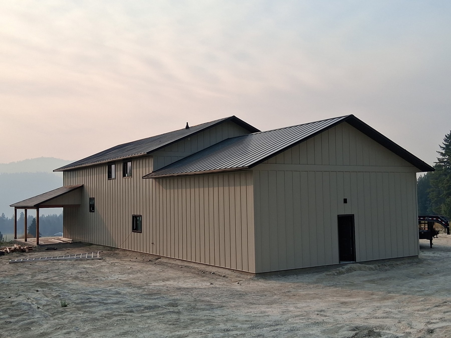 Large steel shop exterior — Shops & Outbuildings project by KD's Custom Exteriors